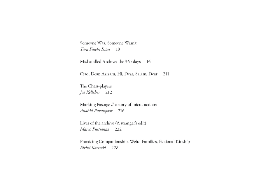 Mishandled Archive by Tara Fatehi