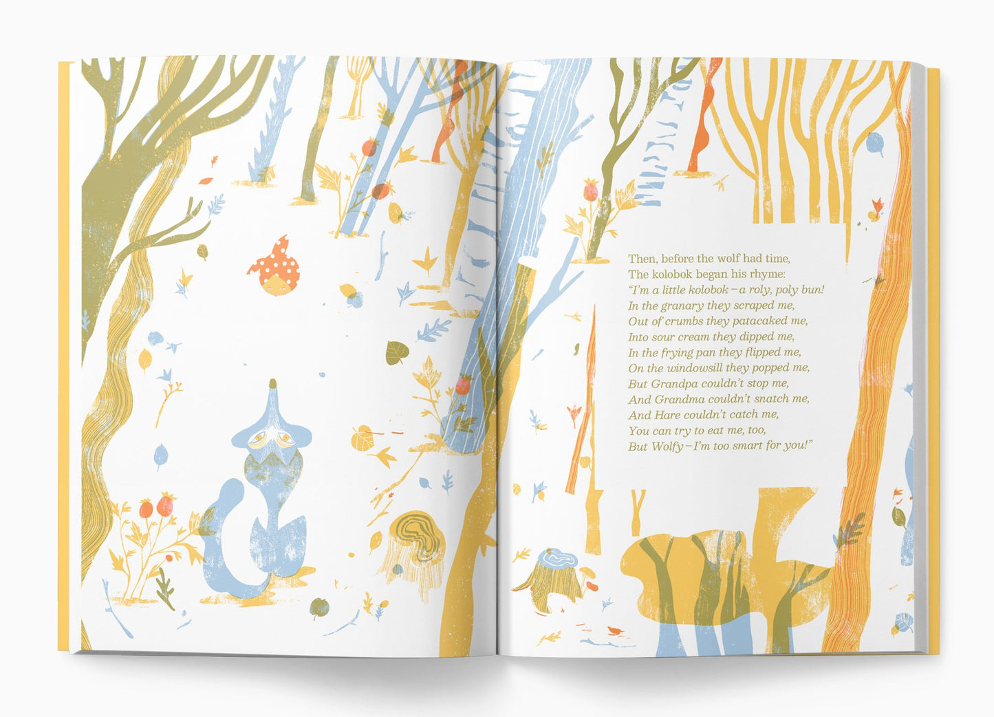 Kolobok: A Russian Bun on the Run! by Sian Valvis, illustrated by Dovile Ciapaite