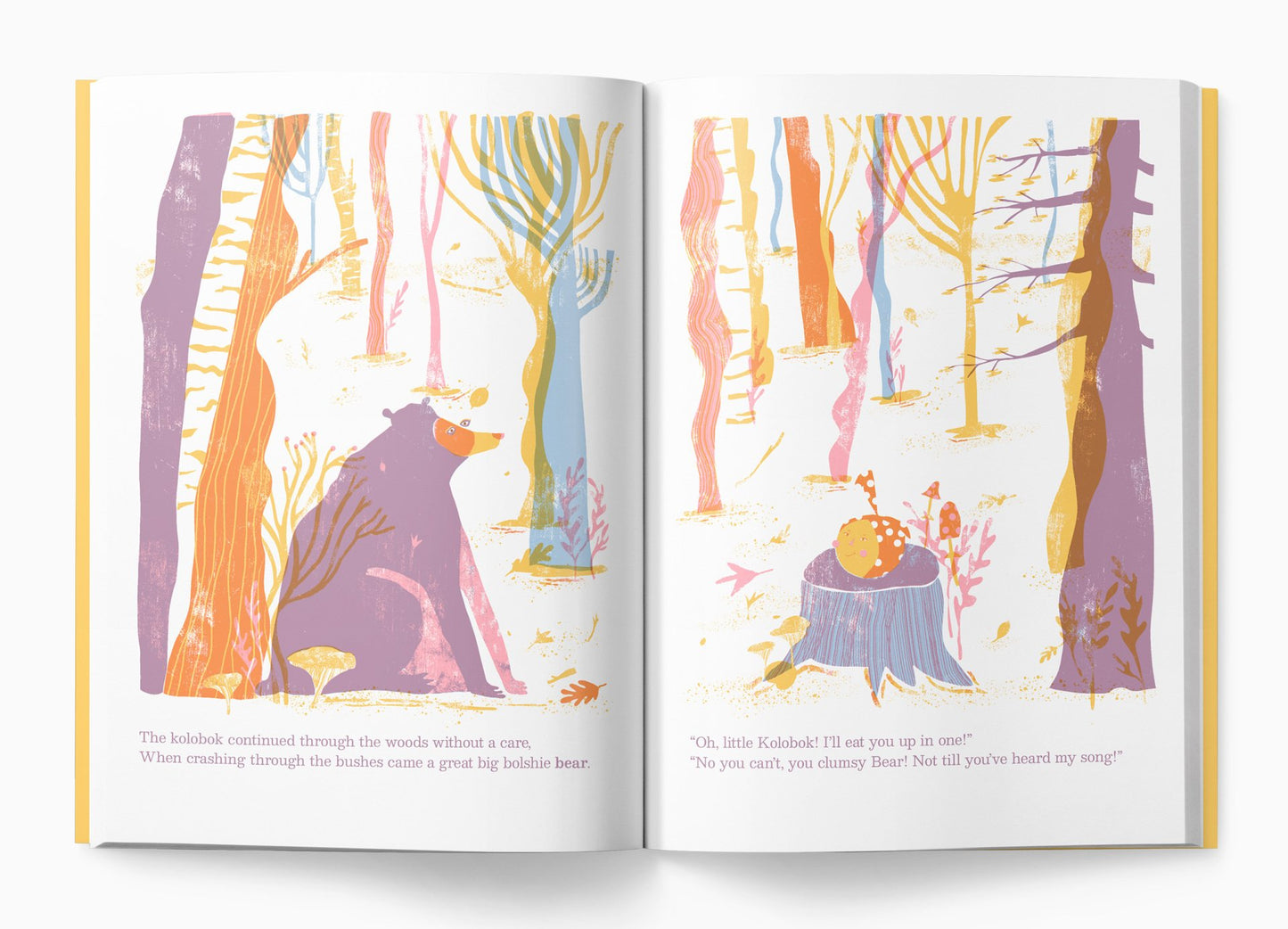 Kolobok: A Russian Bun on the Run! by Sian Valvis, illustrated by Dovile Ciapaite