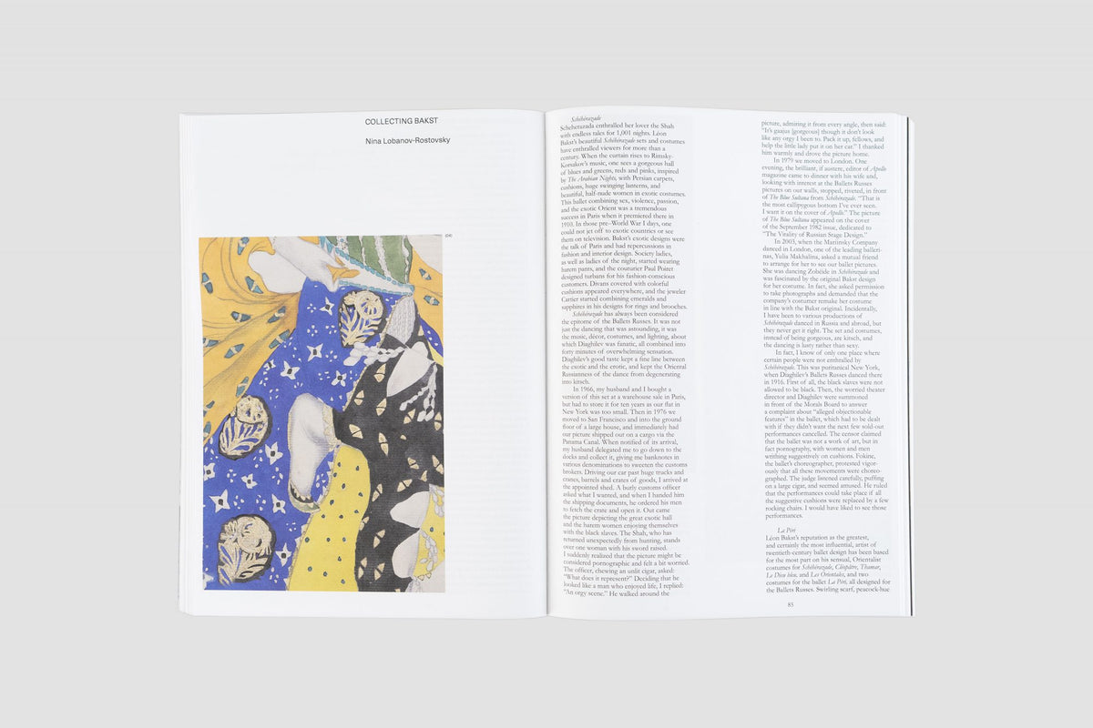 Designing Dreams: A Celebration of Leon Bakst edited by Celia Bernasconi, John E. Bowlt and Nick Mauss