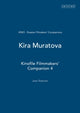 Kira Muratova: Kinofile Filmmakers' Companion 4 by Jane Taubman