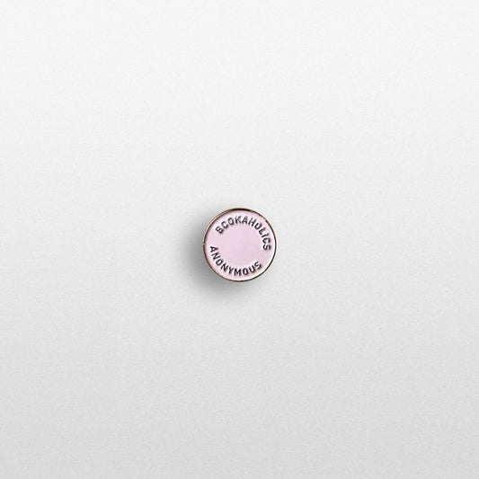 Bookaholics Anonymous – Enamel Pin Badge