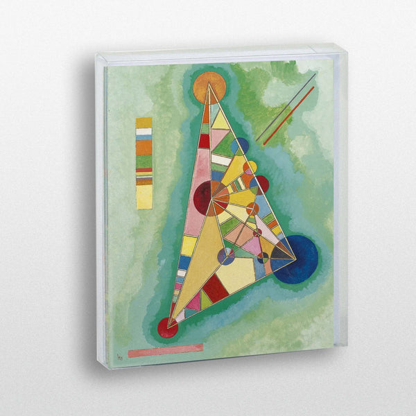 Variegation in the Triangle, Vasily Kandinsky Notecard Set