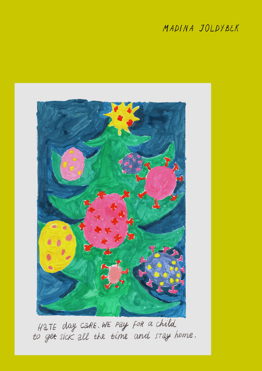 Hate Day Care Zine by Madina Joldybek