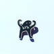 ЪУЪ Pin Badge - Russian Angry Cat Meme